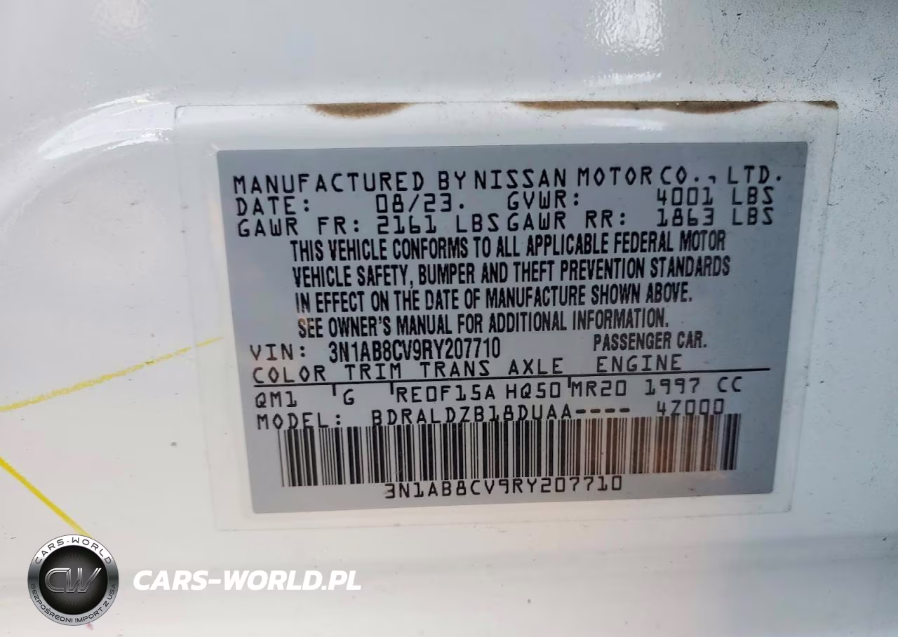 2024 Nissan Sentra Sv VIN:3N1AB8CV9RY207710 - 13