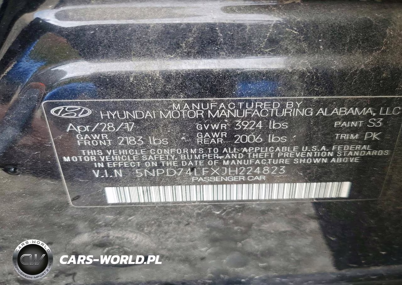 2018 Hyundai Elantra Se VIN:5NPD74LFXJH224823 - 12
