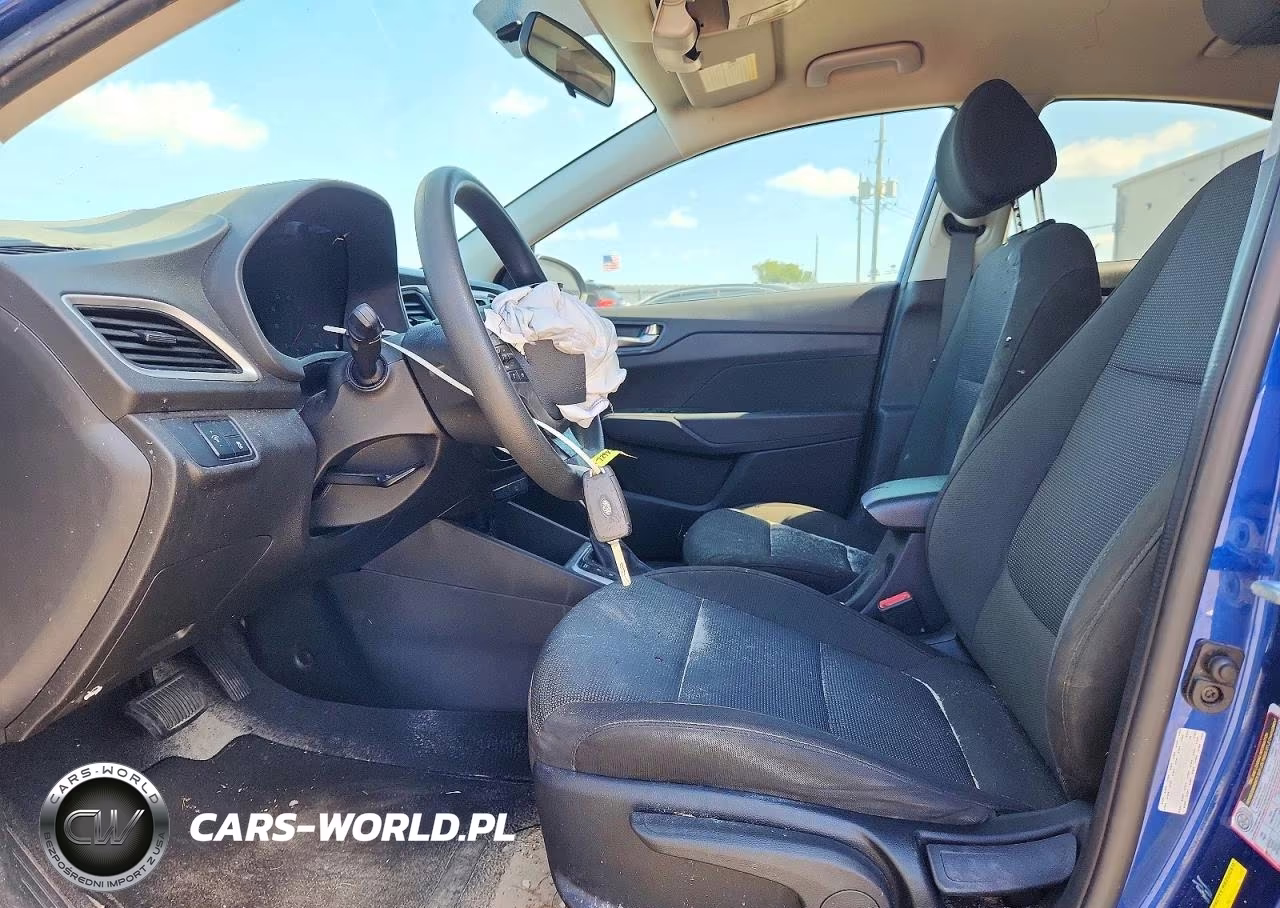 2022 Hyundai Accent Sel VIN:3KPC24A62NE175527 - 7