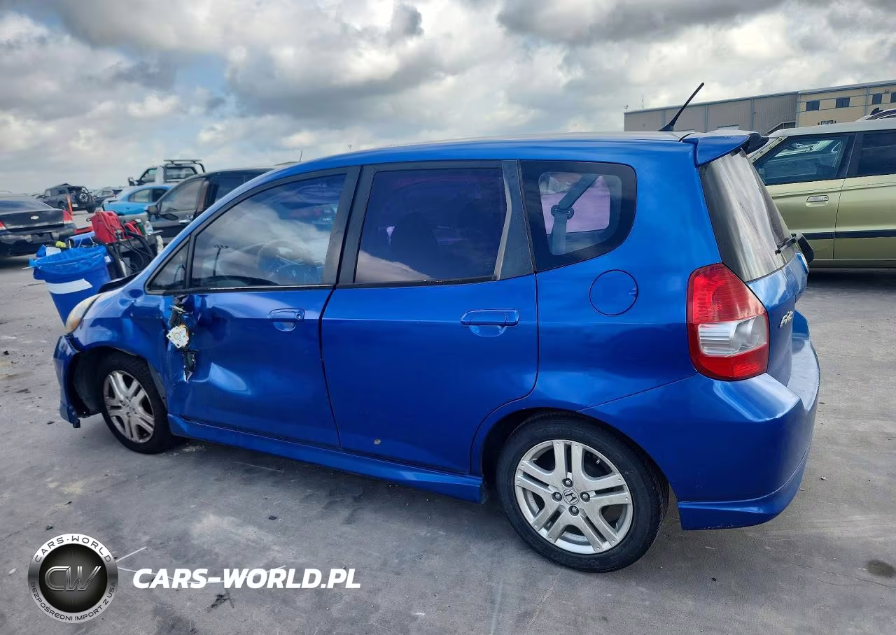 2008 Honda Fit Sport VIN:JHMGD38638S025129 - 2