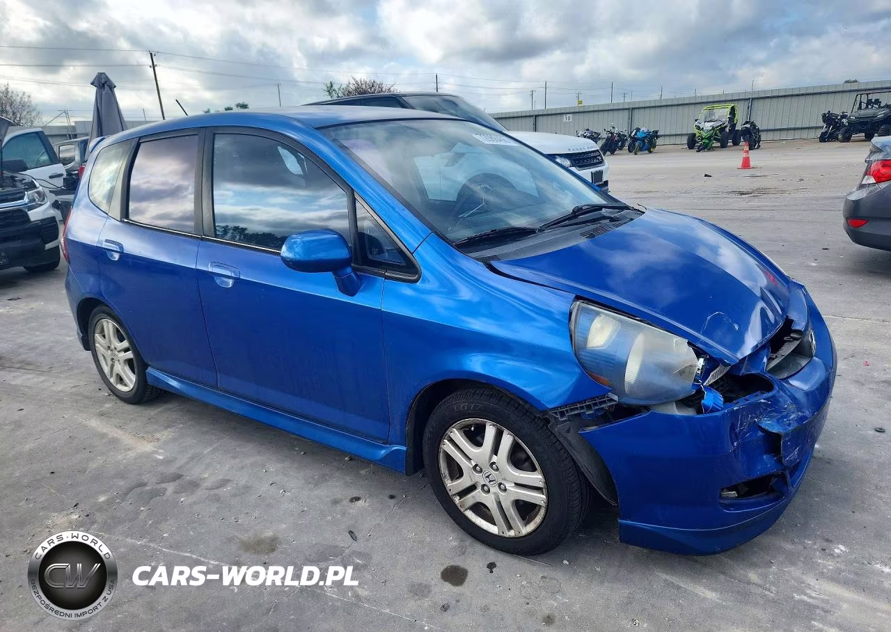 2008 Honda Fit Sport VIN:JHMGD38638S025129 - 4