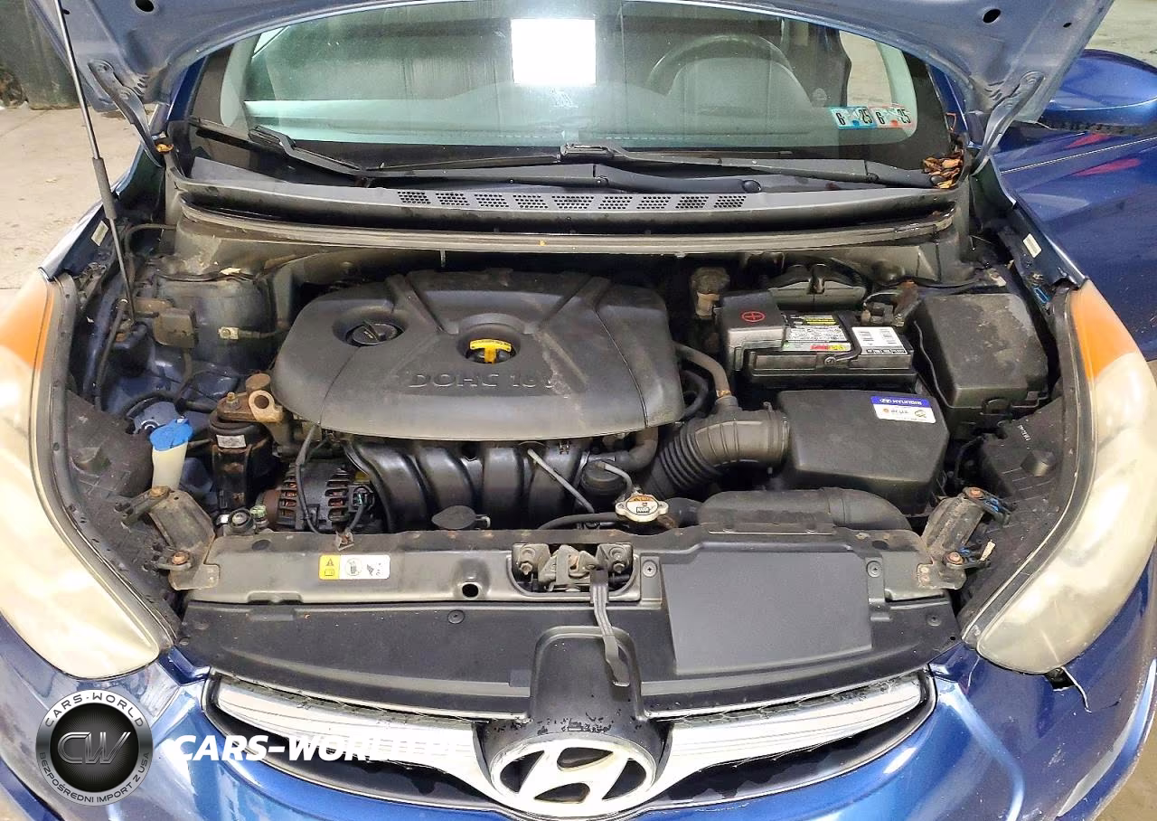 2013 Hyundai Elantra Gls VIN:KMHDH4AE1DU530936 - 11