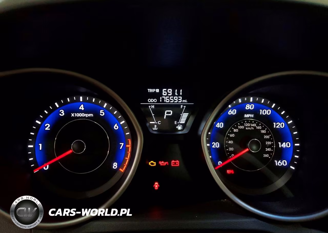 2013 Hyundai Elantra Gls VIN:KMHDH4AE1DU530936 - 9