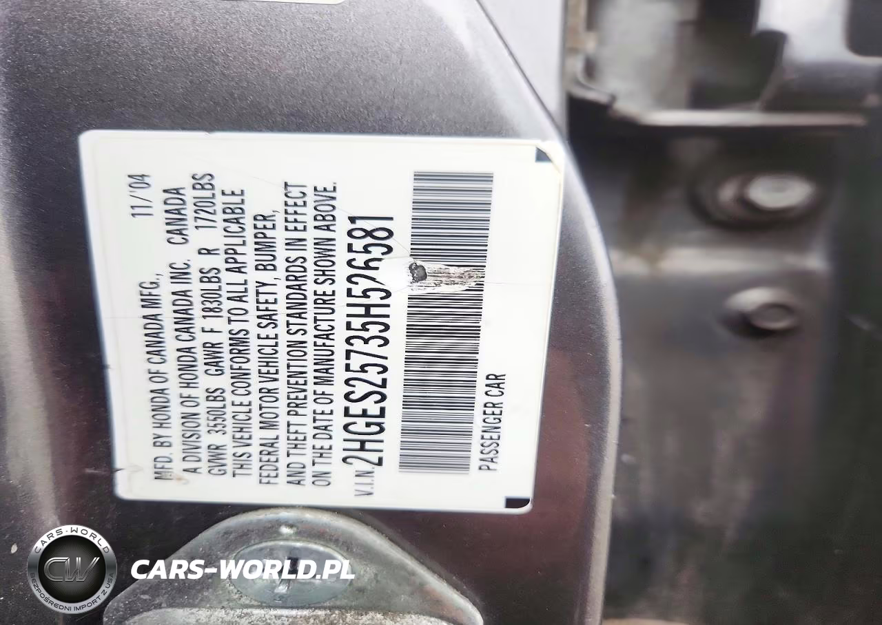 2005 Honda Civic Ex VIN:2HGES25735H526581 - 12