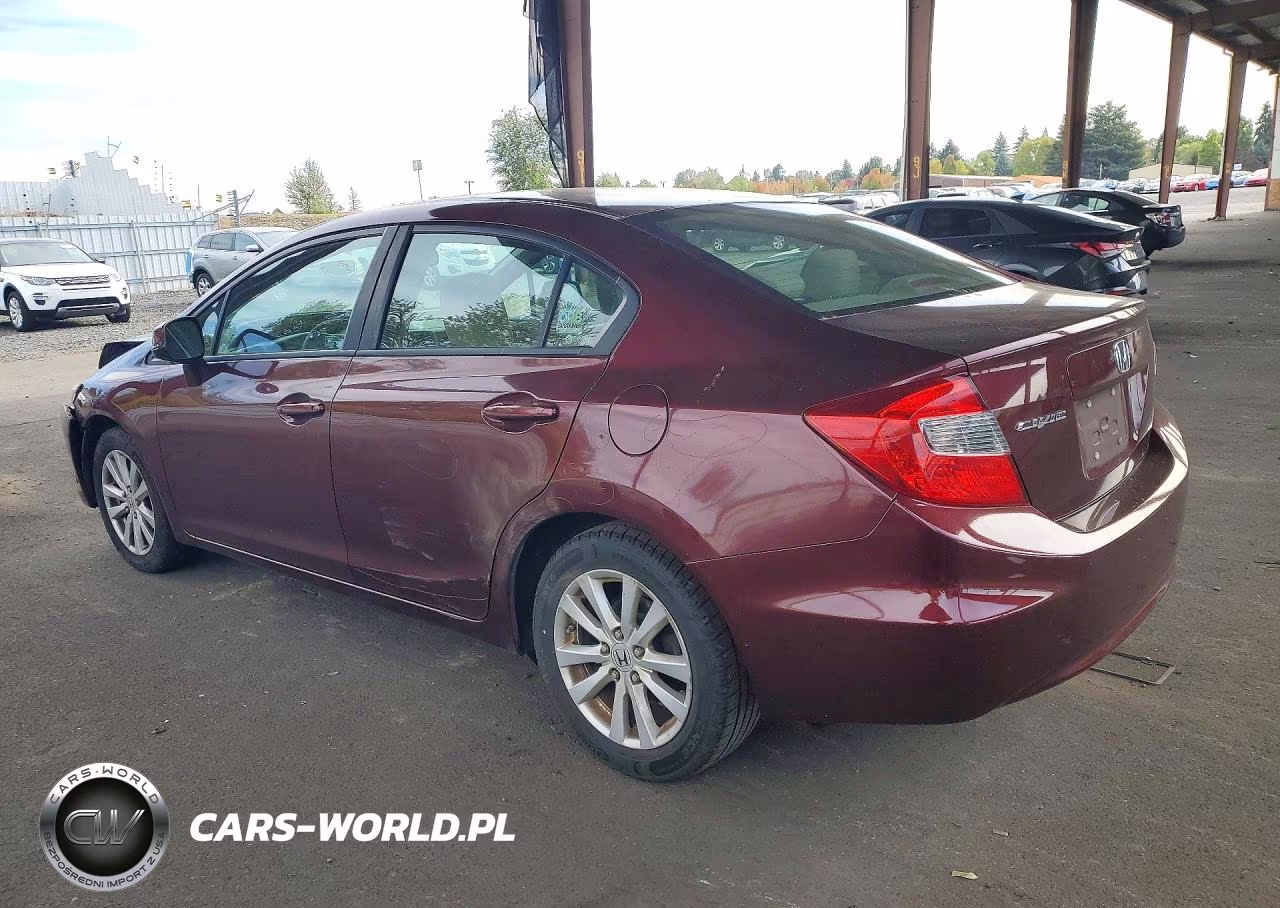2012 Honda Civic Ex VIN:19XFB2F82CE381102 - 2