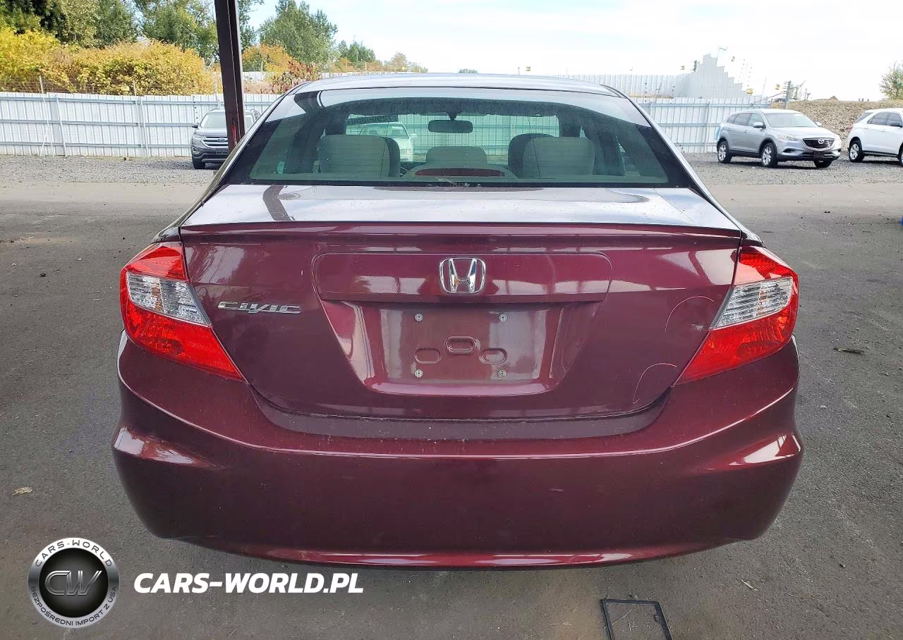 2012 Honda Civic Ex VIN:19XFB2F82CE381102 - 6