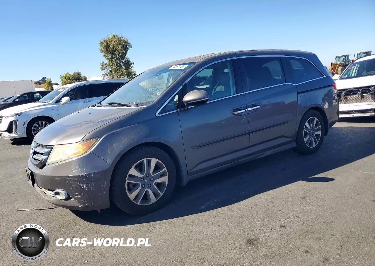 2014 Honda Odyssey Touring VIN:5FNRL5H90EB061310 - 1