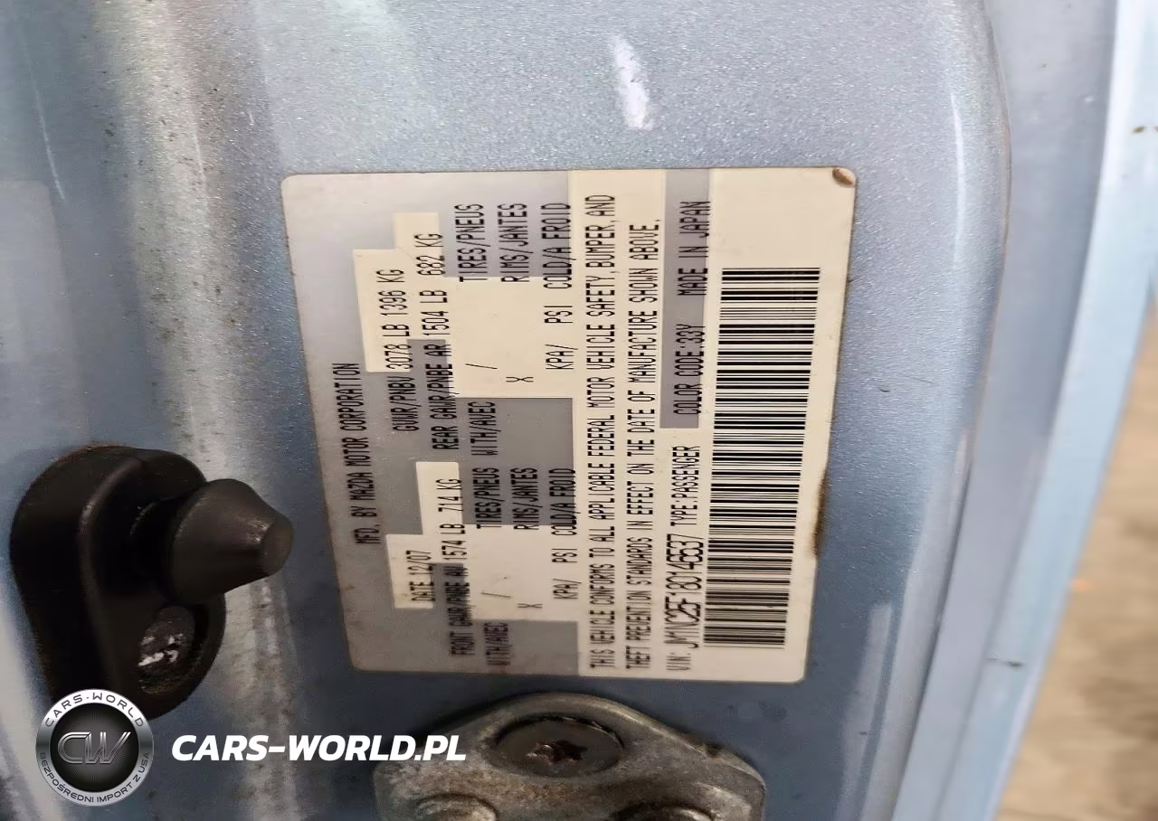 2008 Mazda Mx-5 Miata VIN:JM1NC25F180146537 - 12
