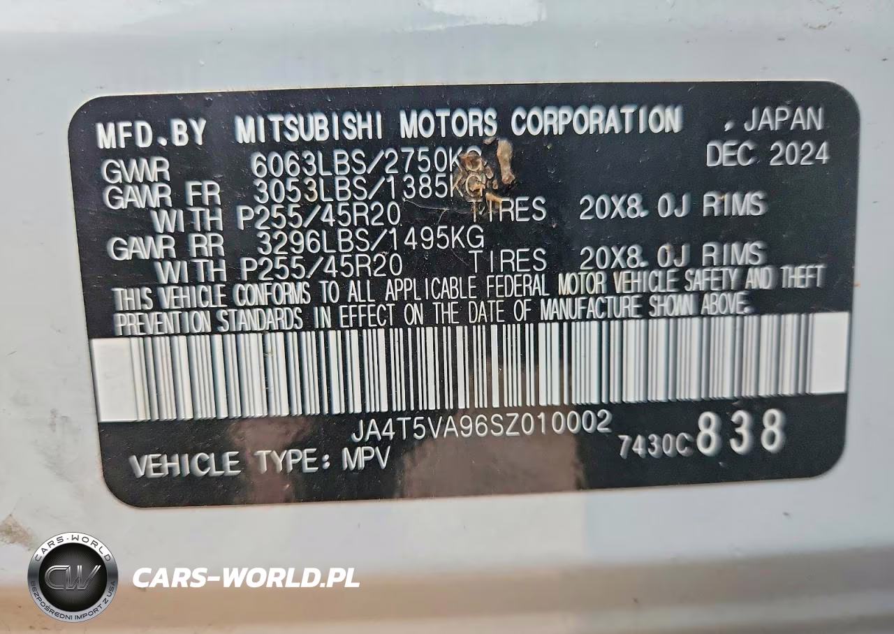 2025 Mitsubishi Outlander Se VIN:JA4T5VA96SZ010002 - 14