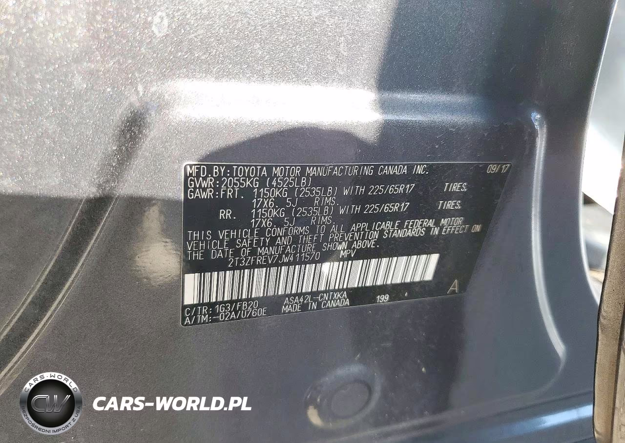 2018 Toyota Rav4 Le VIN:2T3ZFREV7JW411570 - 13