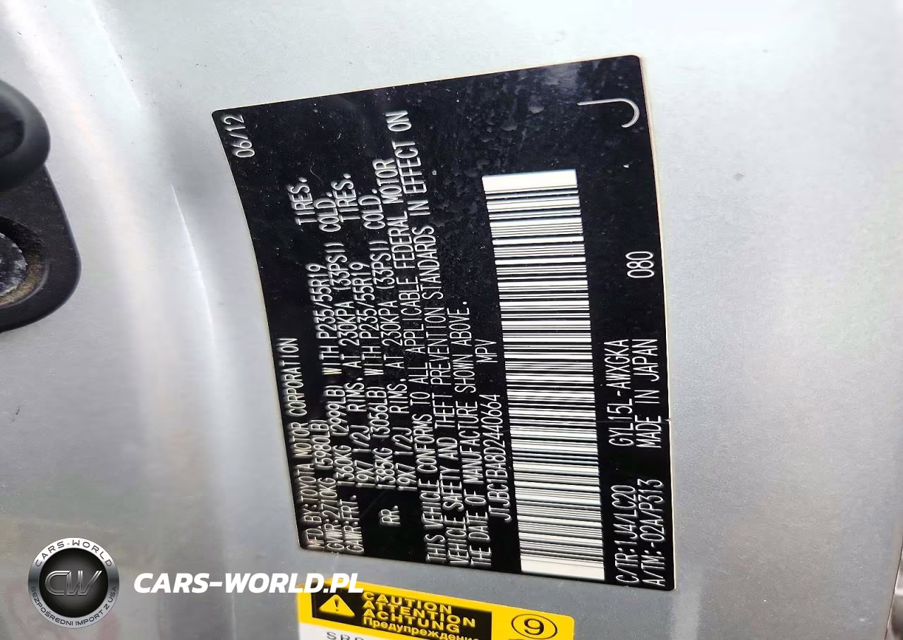 2013 Lexus Rx 450H VIN:JTJBC1BA8D2440664 - 13