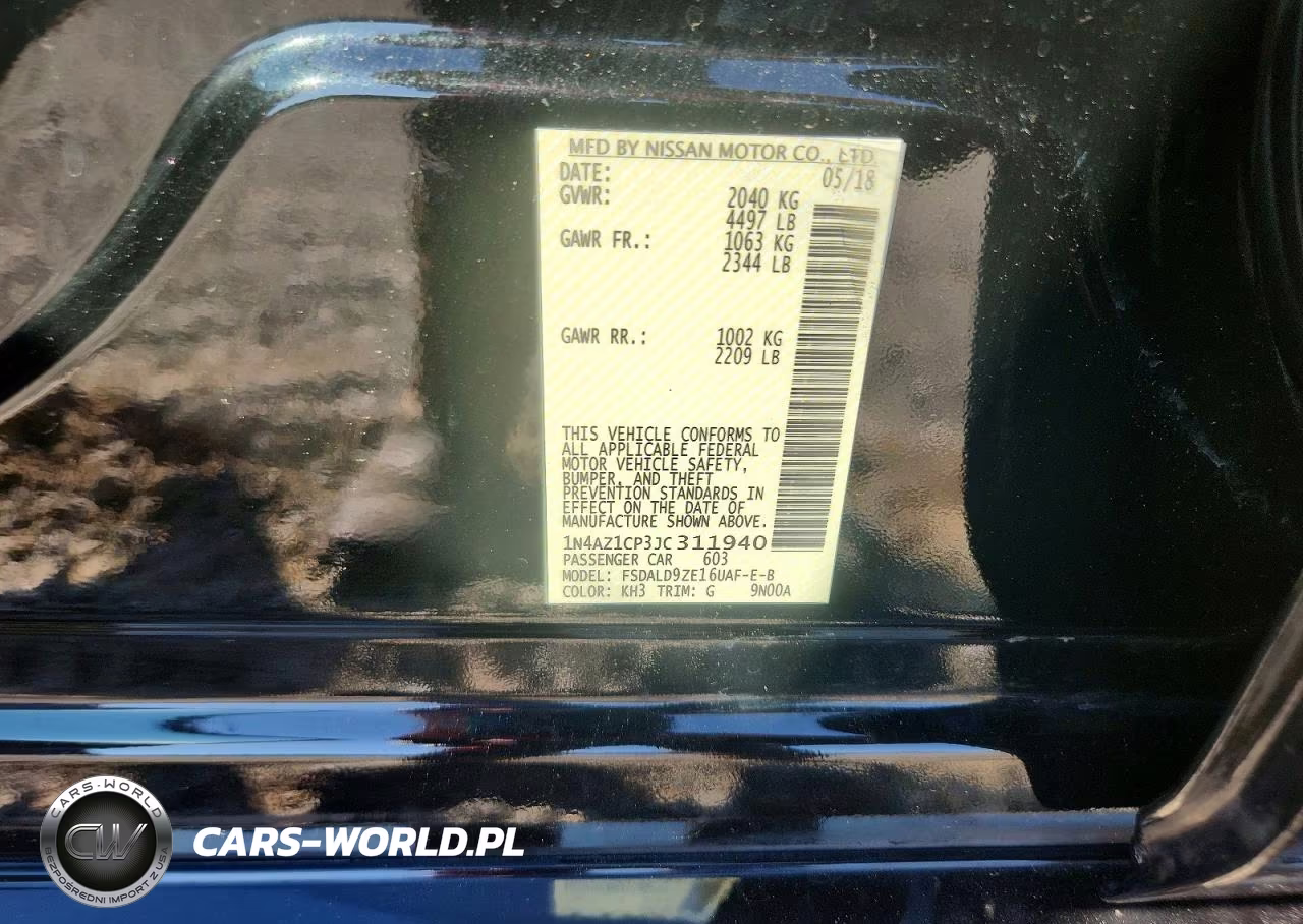 2018 Nissan Leaf Sv VIN:1N4AZ1CP3JC311940 - 12