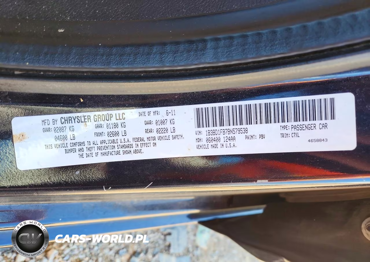 2011 Dodge Avenger Mainstreet VIN:1B3BD1FB7BN579538 - 12