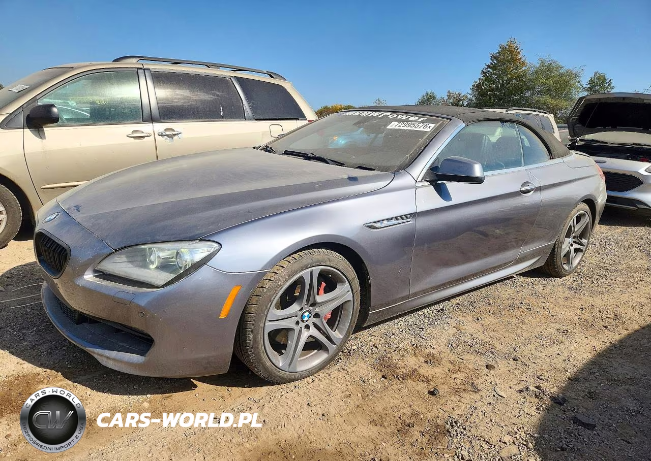 2012 BMW 650I VIN:WBALZ3C5XCDL70586 - 1