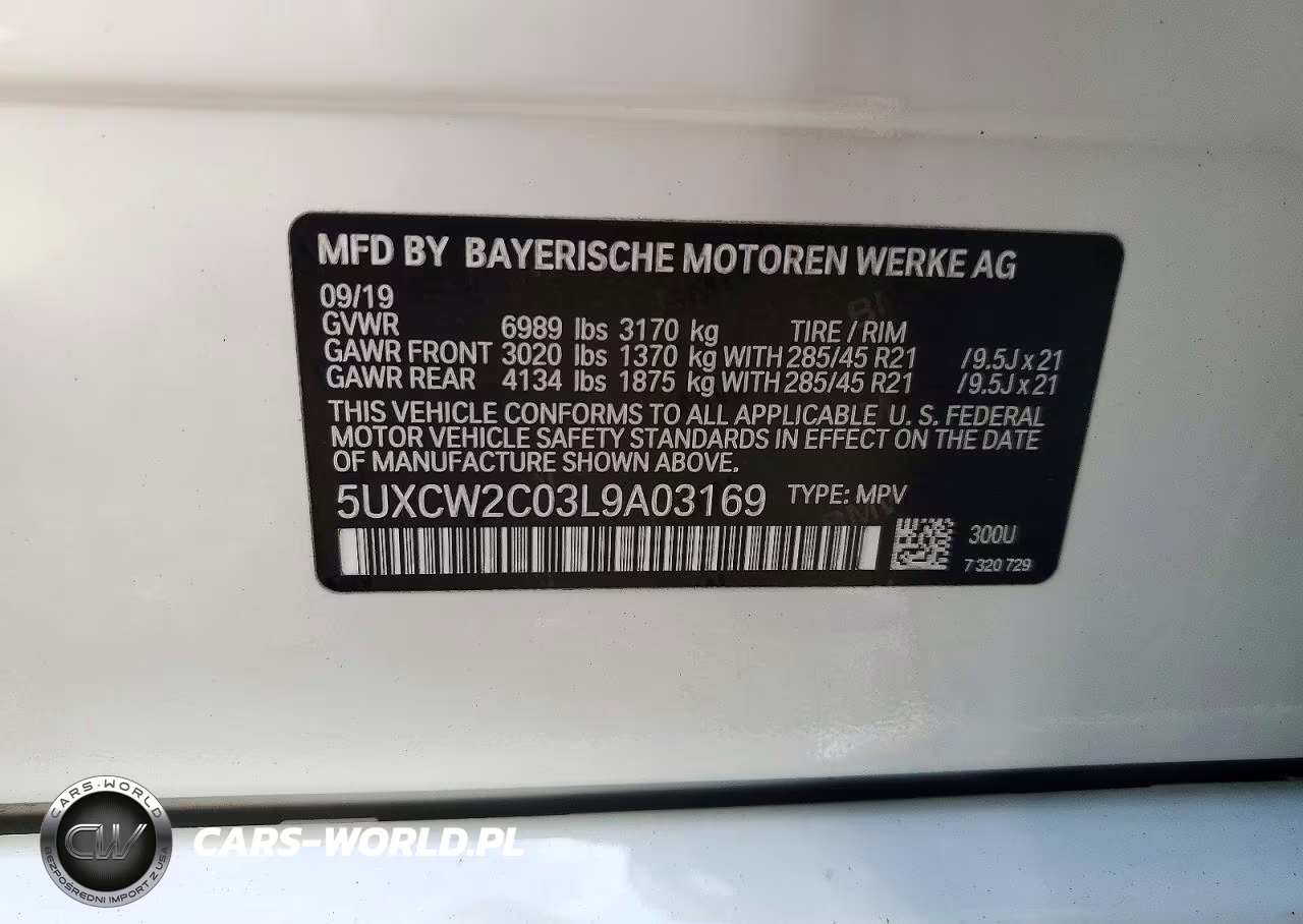2020 BMW X7 xDrive40I VIN:5UXCW2C03L9A03169 - 13