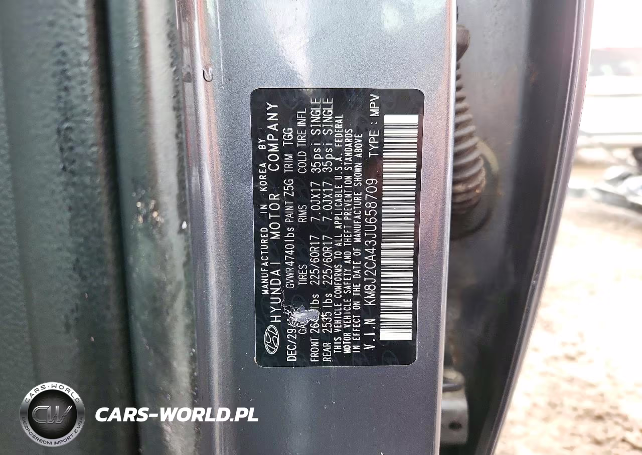 2018 Hyundai Tucson Se VIN:KM8J2CA43JU658709 - 13