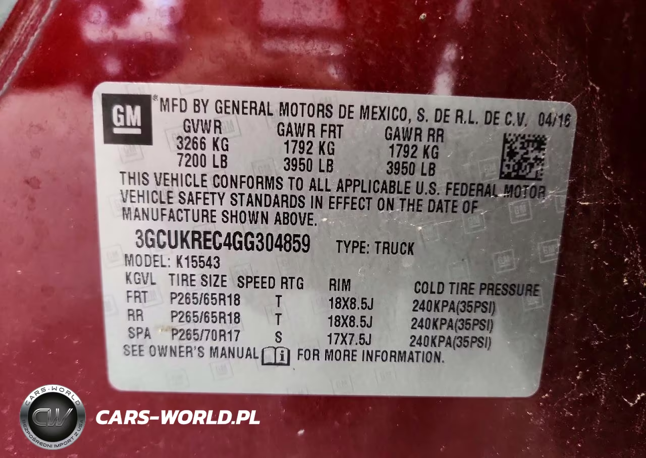 2016 Chevrolet Silverado K1500 Lt VIN:3GCUKREC4GG304859 - 12