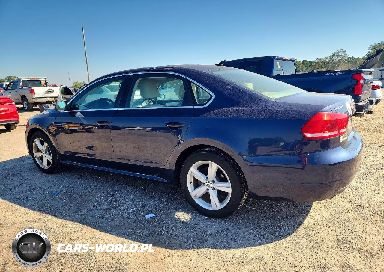 2013 Volkswagen Passat Se VIN:1VWBN7A31DC069938 - 2