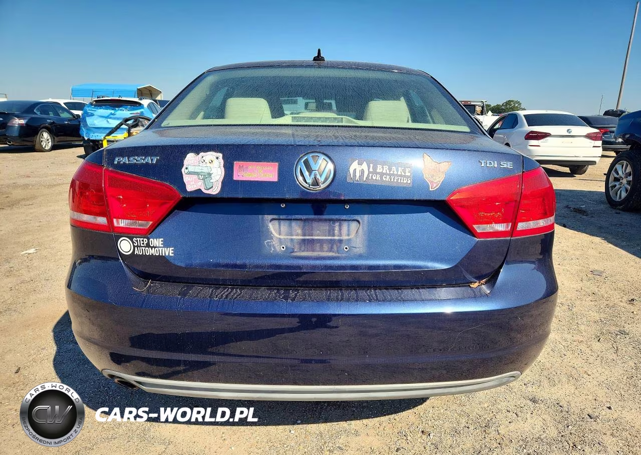 2013 Volkswagen Passat Se VIN:1VWBN7A31DC069938 - 6