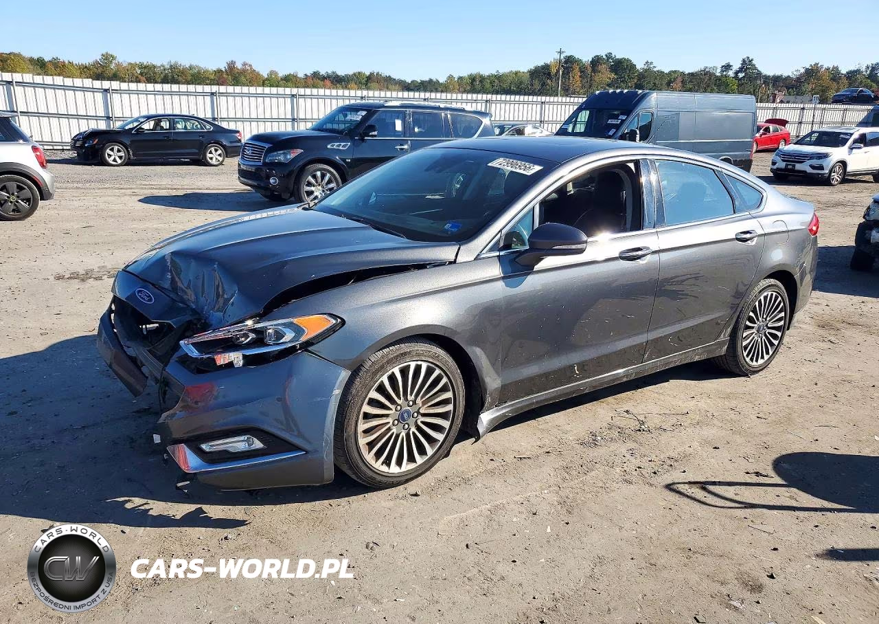 2018 Ford Fusion Titanium-Platinum VIN:3FA6P0D9XJR275753 - 1