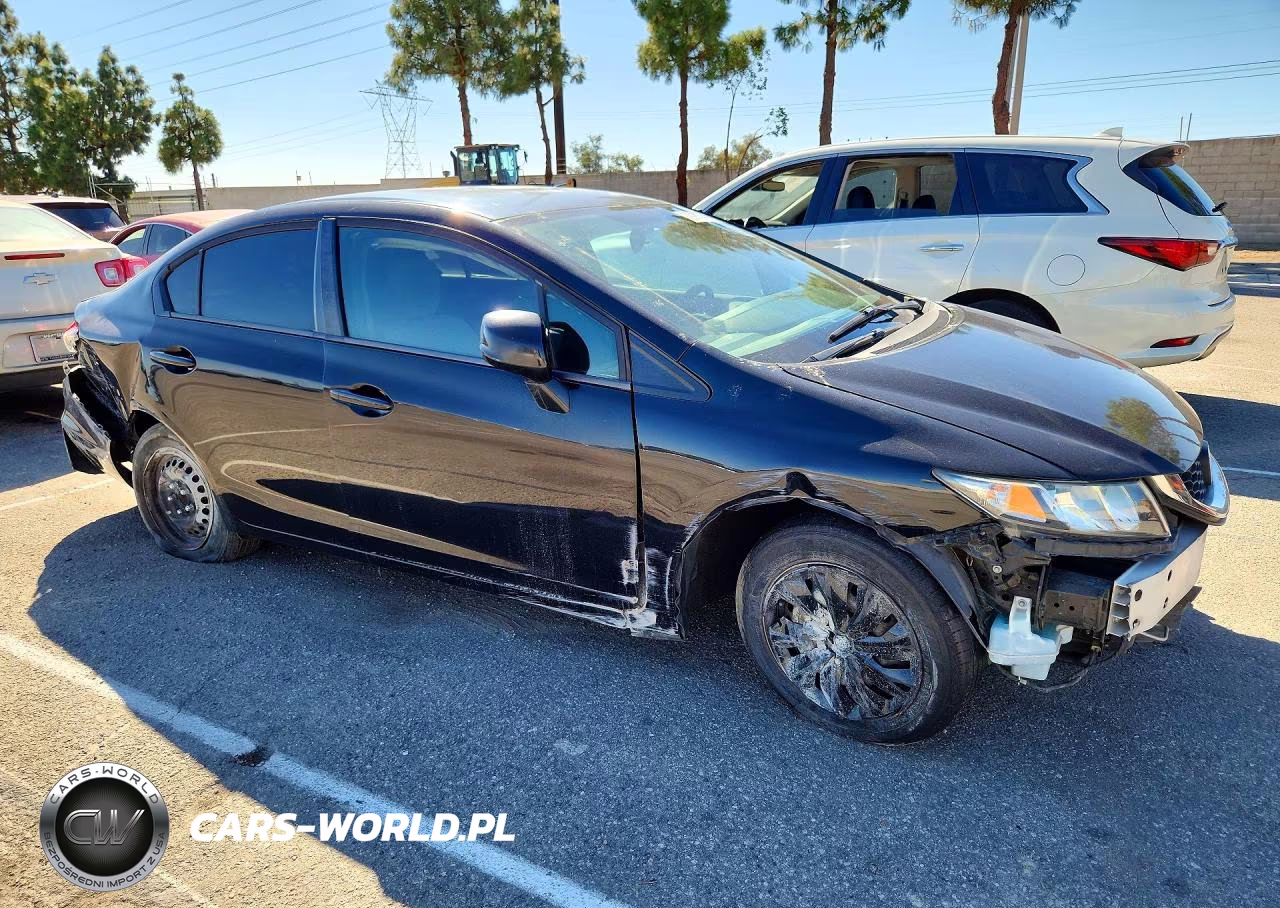 2013 Honda Civic Lx VIN:19XFB2F59DE247825 - 4