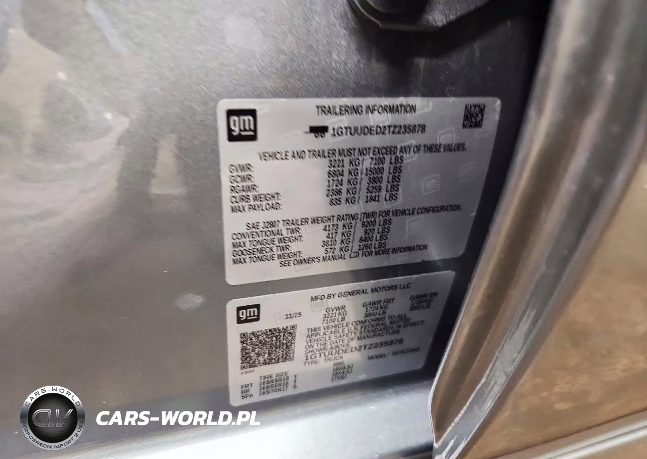2026 GMC Sierra K1500 Slt VIN:1GTUUDED2TZ235878 - 12