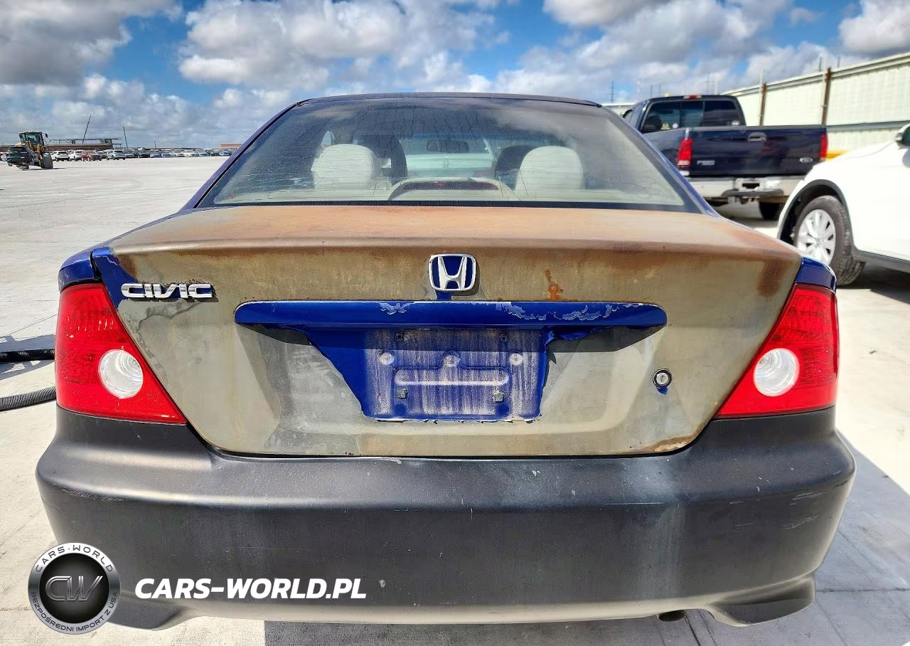 2004 Honda Civic Lx VIN:1HGEM225X4L037111 - 6