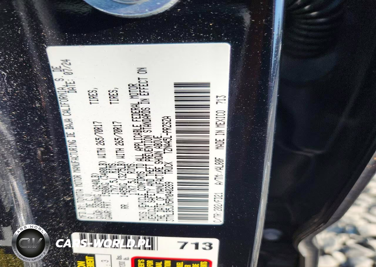 2024 Toyota Tacoma Trd Off-Road VIN:3TMLB5JN5RM040289 - 12