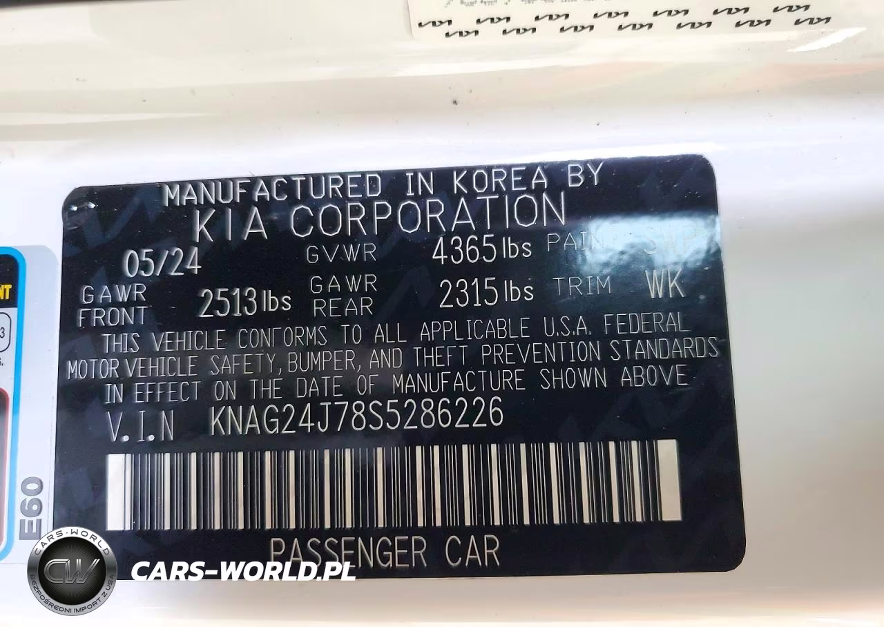 2025 Kia K5 Lxs VIN:KNAG24J78S5286226 - 12