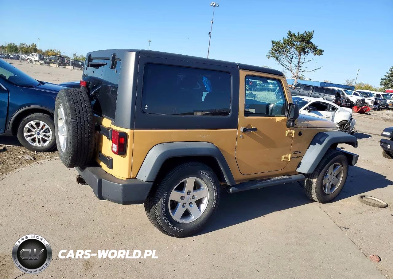2014 Jeep Wrangler Sport VIN:1C4AJWAG1EL155713 - 3
