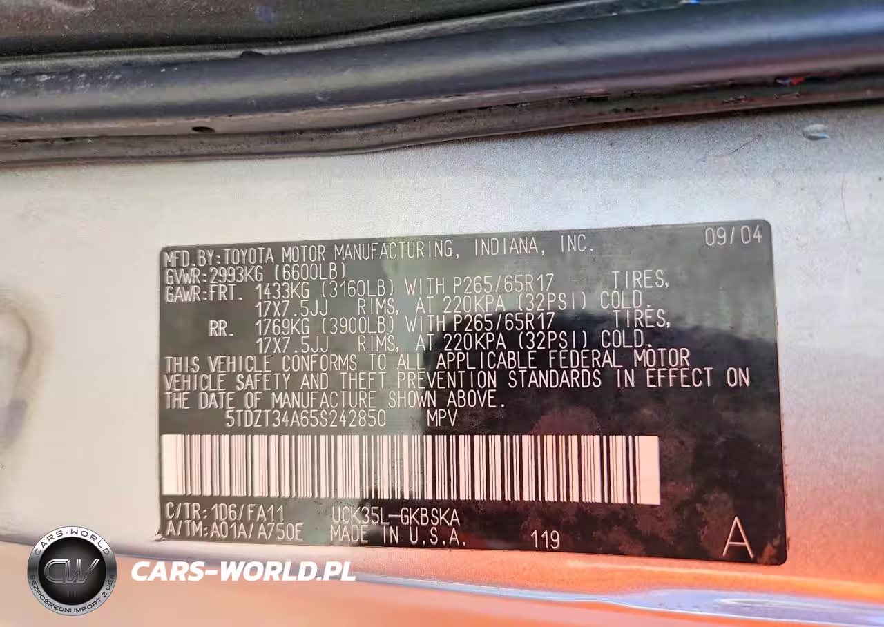 2005 Toyota Sequoia Sr5 VIN:5TDZT34A65S242850 - 13