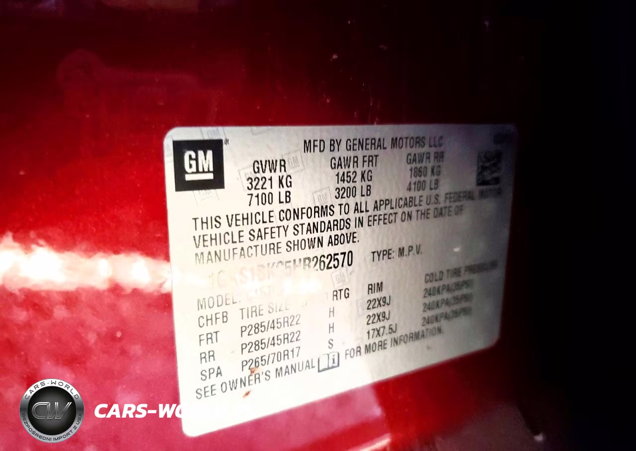 2017 GMC Yukon Slt VIN:1GKS1BKC5HR262570 - 12