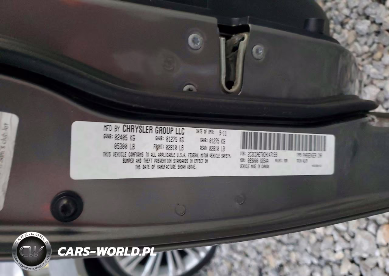 2012 Chrysler 300C VIN:2C3CCAET0CH147159 - 12
