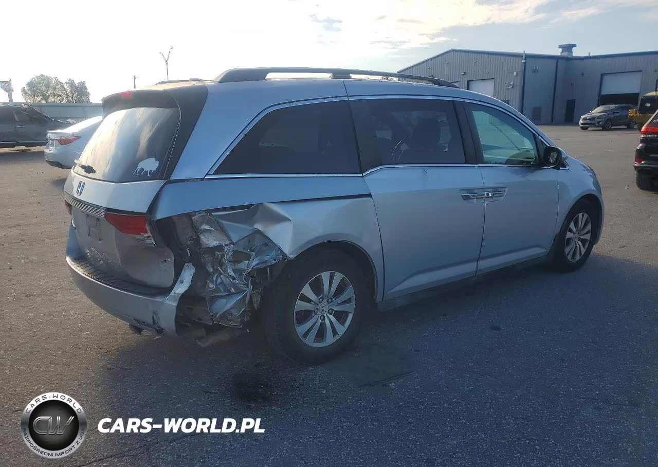 2014 Honda Odyssey Exl VIN:5FNRL5H62EB093665 - 3