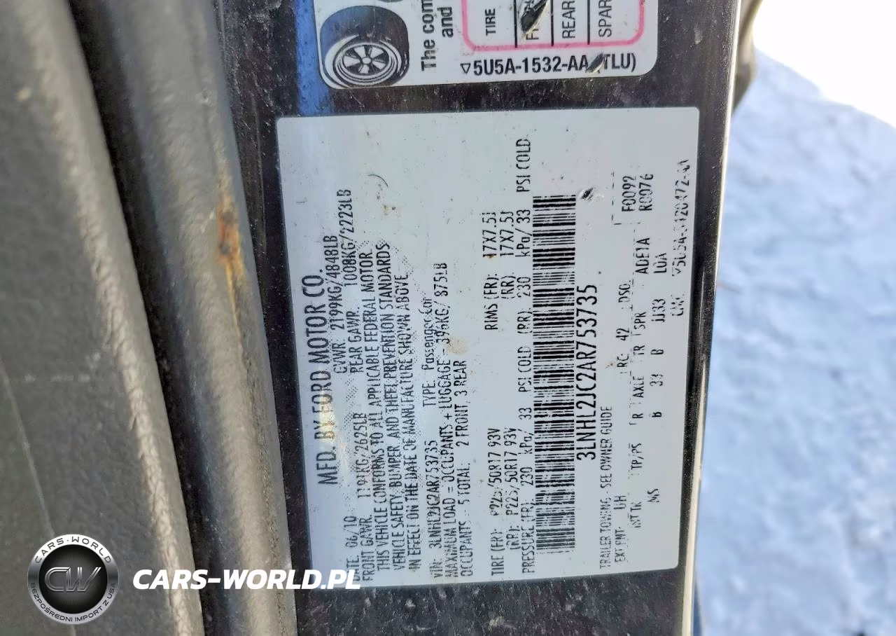 2010 Lincoln Mkz VIN:3LNHL2JC2AR753735 - 12
