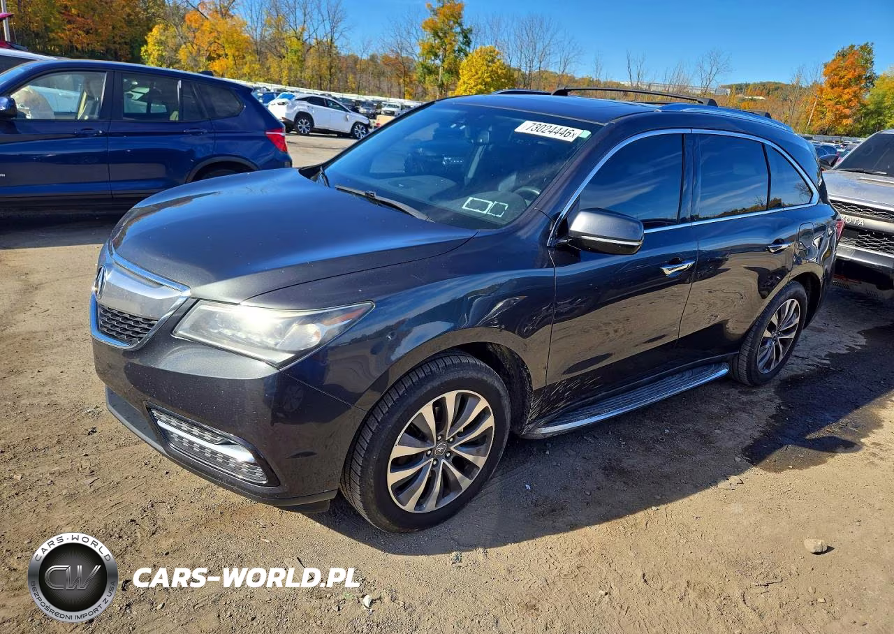 2014 Acura Mdx Technology VIN:5FRYD4H6XEB025941 - 1