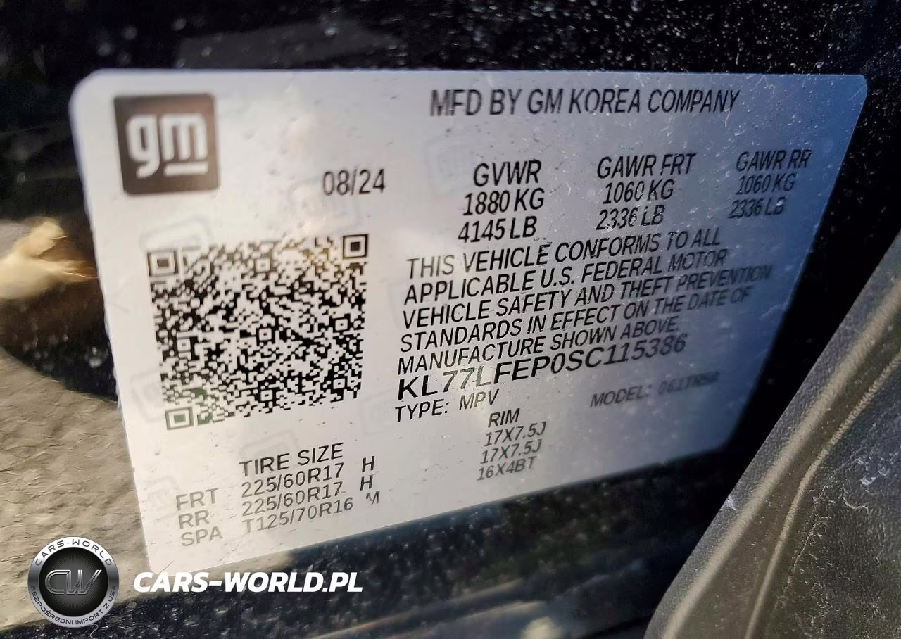 2025 Chevrolet Trax Ls VIN:KL77LFEP0SC115386 - 13