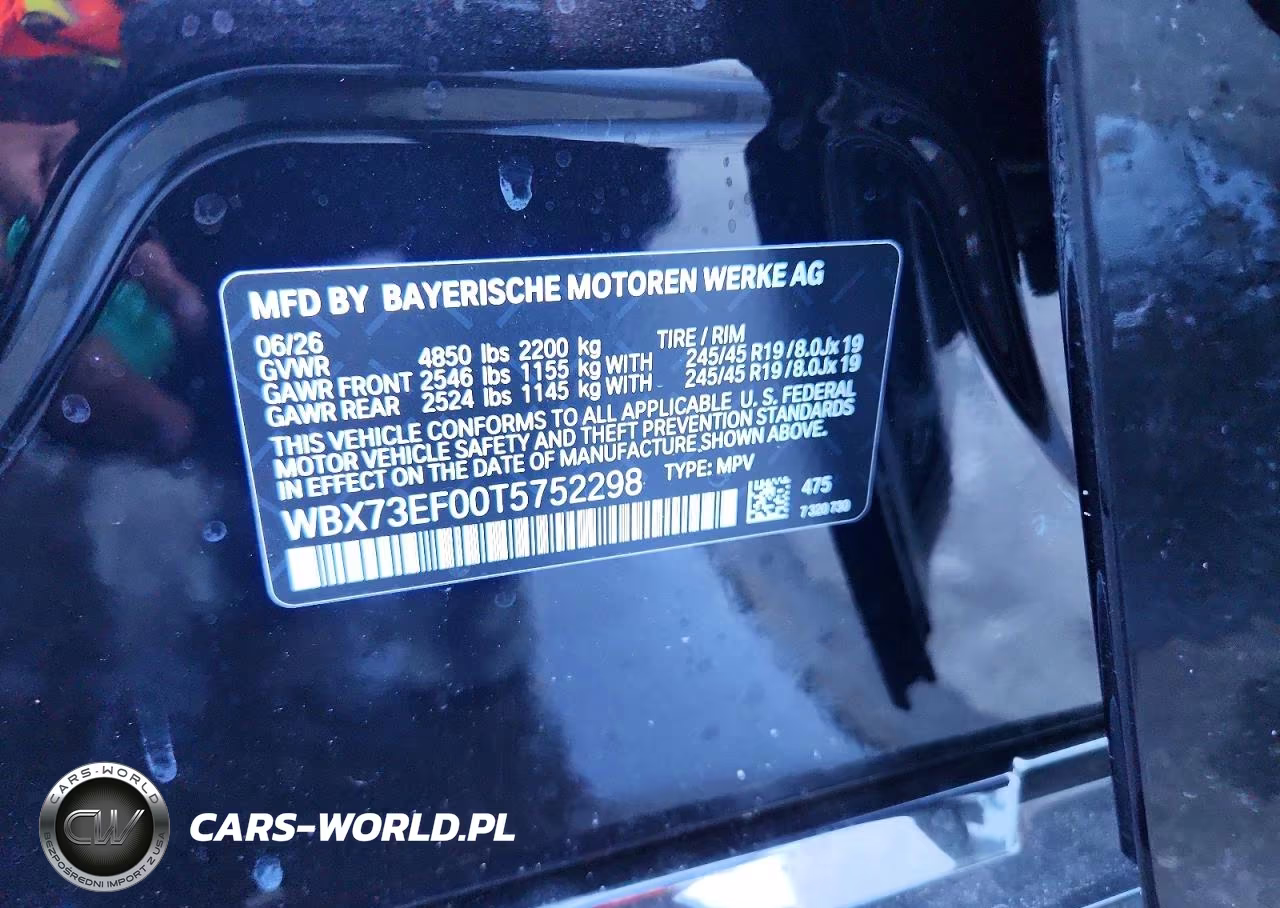 2026 BMW X1 xDrive28I VIN:WBX73EF00T5752298 - 13