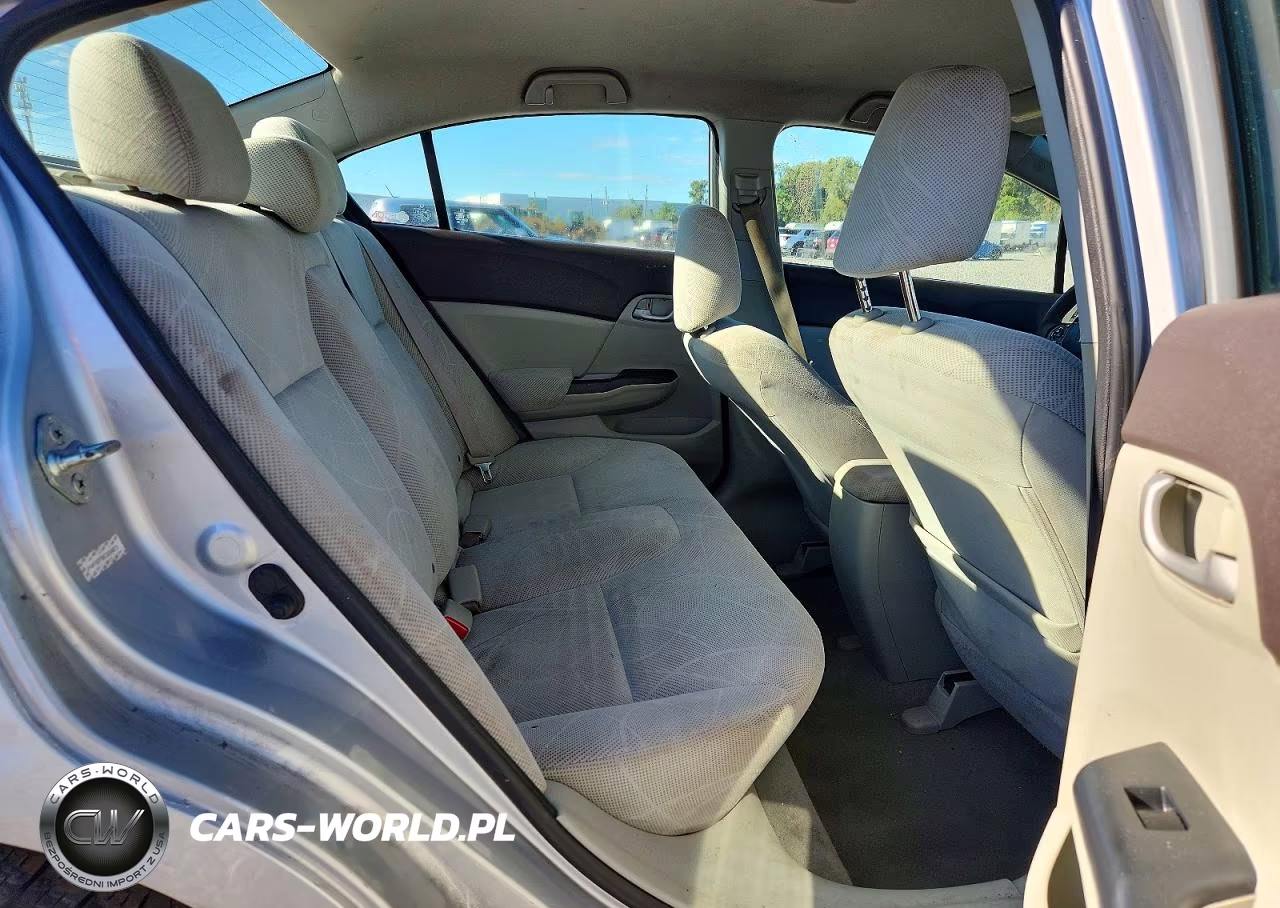 2012 Honda Civic Lx VIN:JHMFB2F58CS004873 - 10