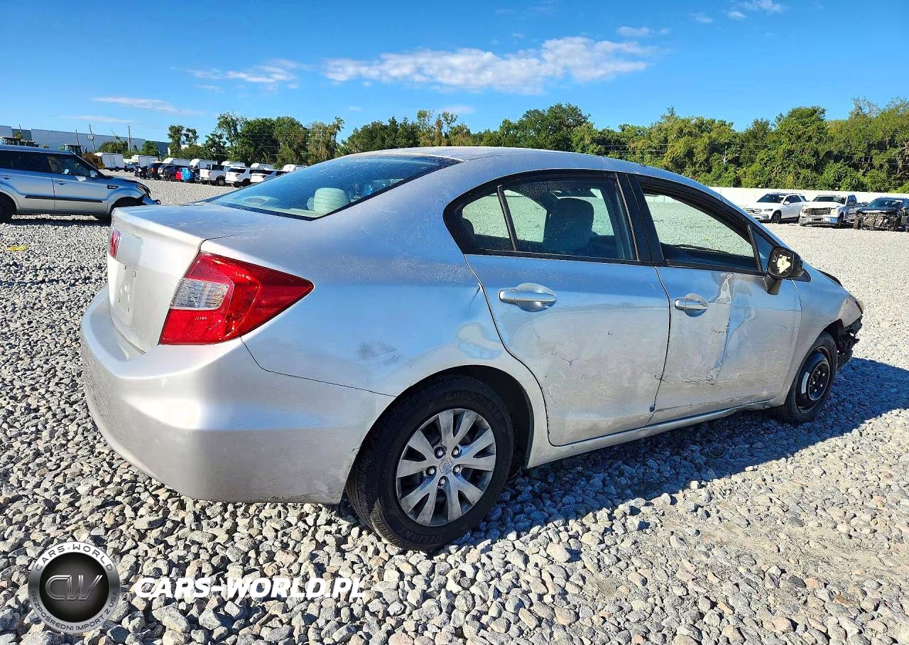 2012 Honda Civic Lx VIN:JHMFB2F58CS004873 - 3