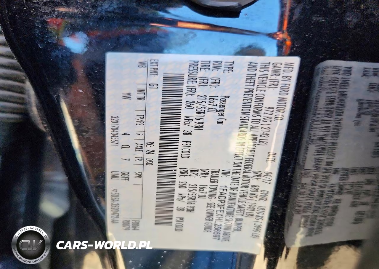 2017 Ford Focus Se VIN:1FADP3FEXHL256597 - 12