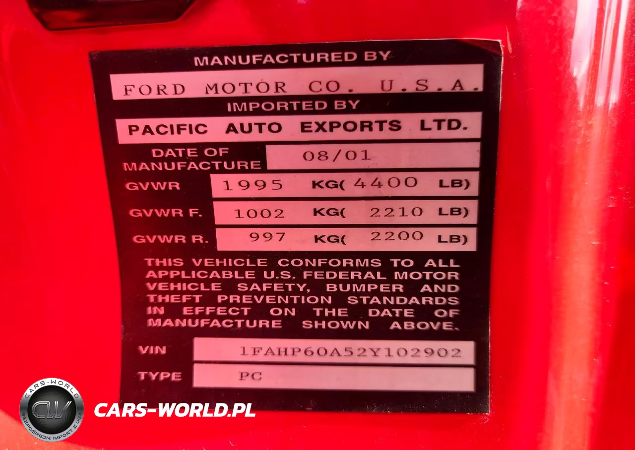 2002 Ford Thunderbird VIN:1FAHP60A52Y102902 - 12