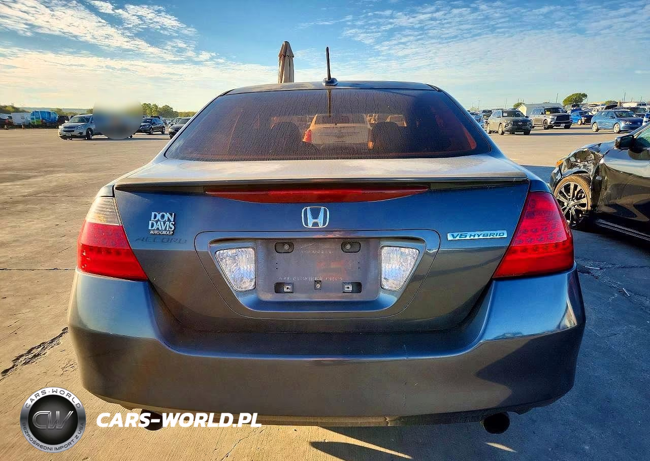 2007 Honda Accord Hybrid VIN:JHMCN36487C002239 - 6