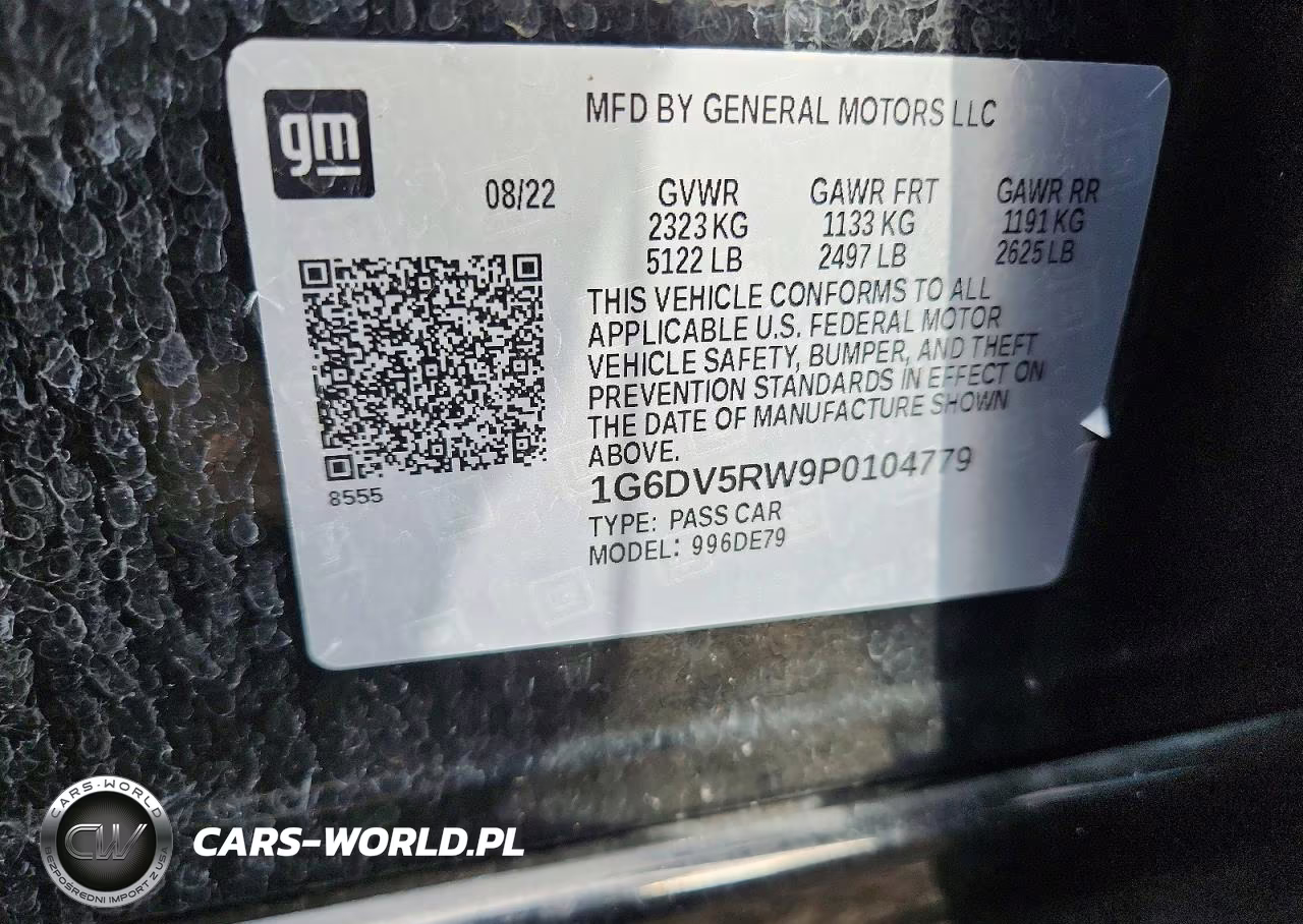 2023 Cadillac Ct5-V VIN:1G6DV5RW9P0104779 - 12