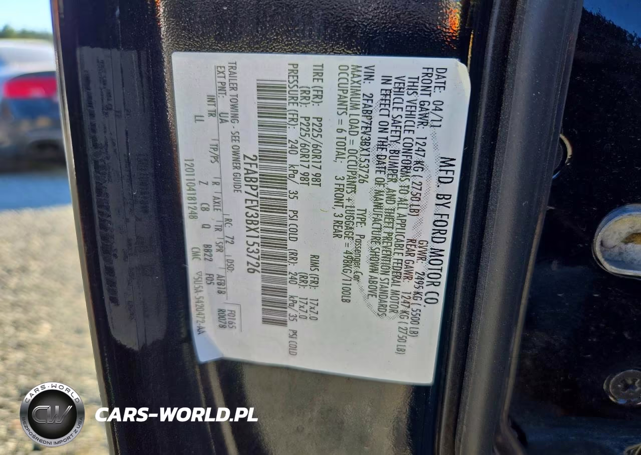 2011 Ford Crown Victoria Lx VIN:2FABP7EV3BX153726 - 12