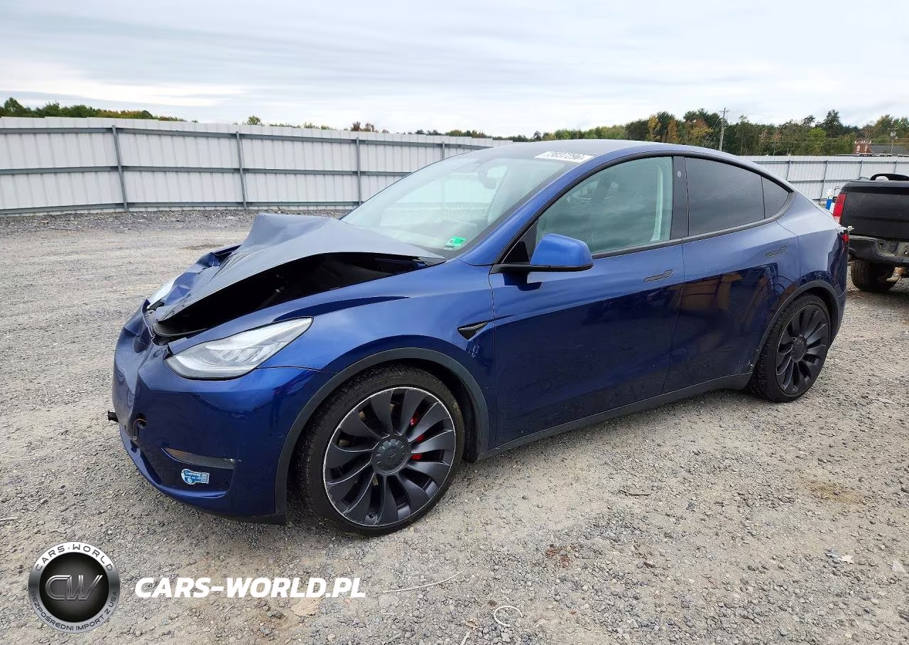 2021 Tesla Model Y VIN:5YJYGDEF3MF096829 - 1