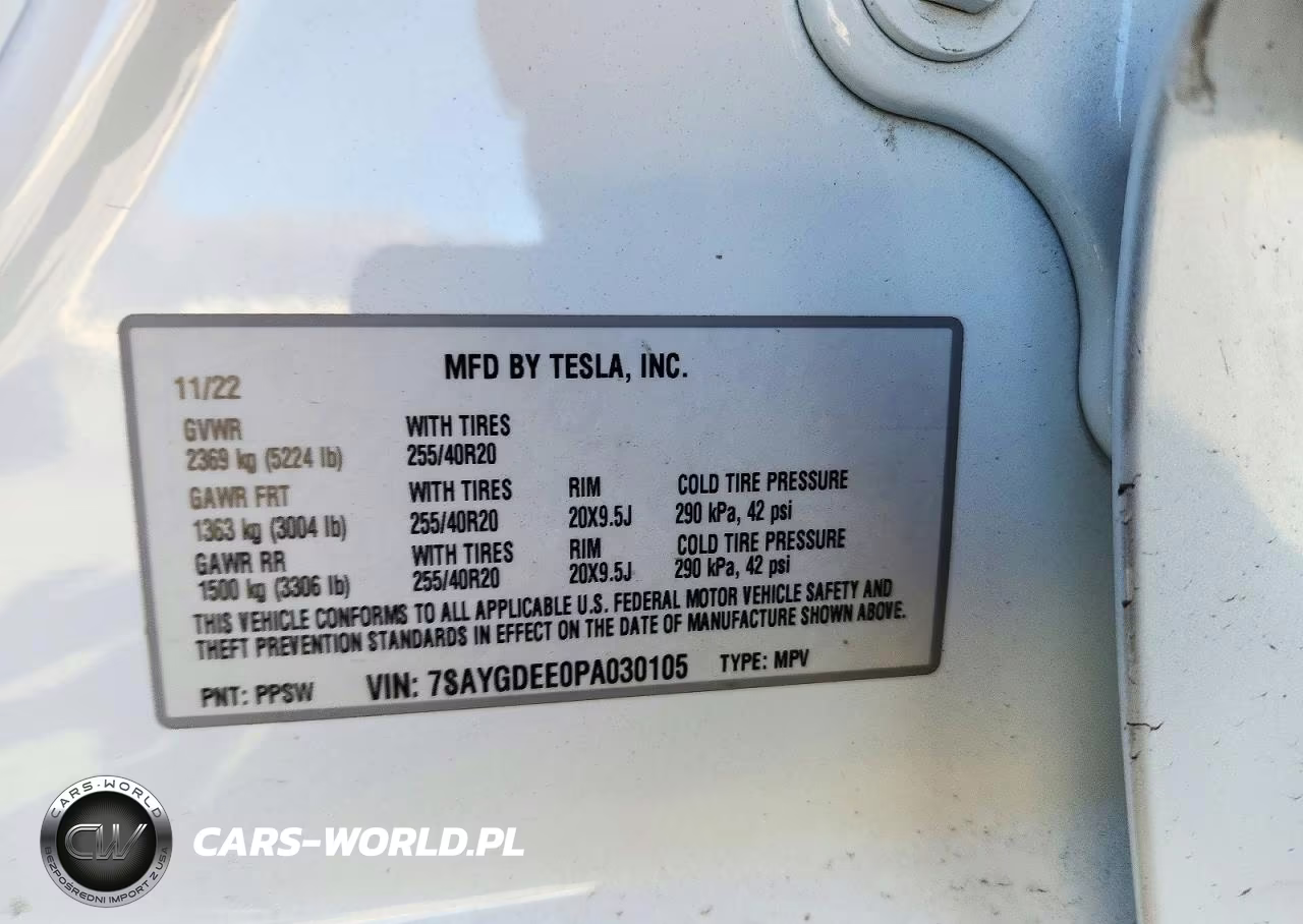 2023 Tesla Model Y VIN:7SAYGDEE0PA030105 - 13