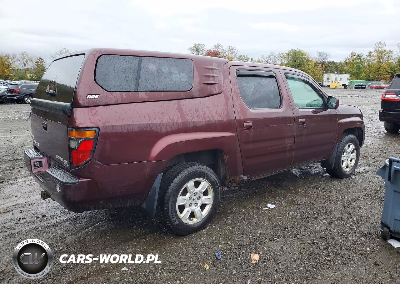 2007 Honda Ridgeline Rtl VIN:2HJYK16547H534416 - 3
