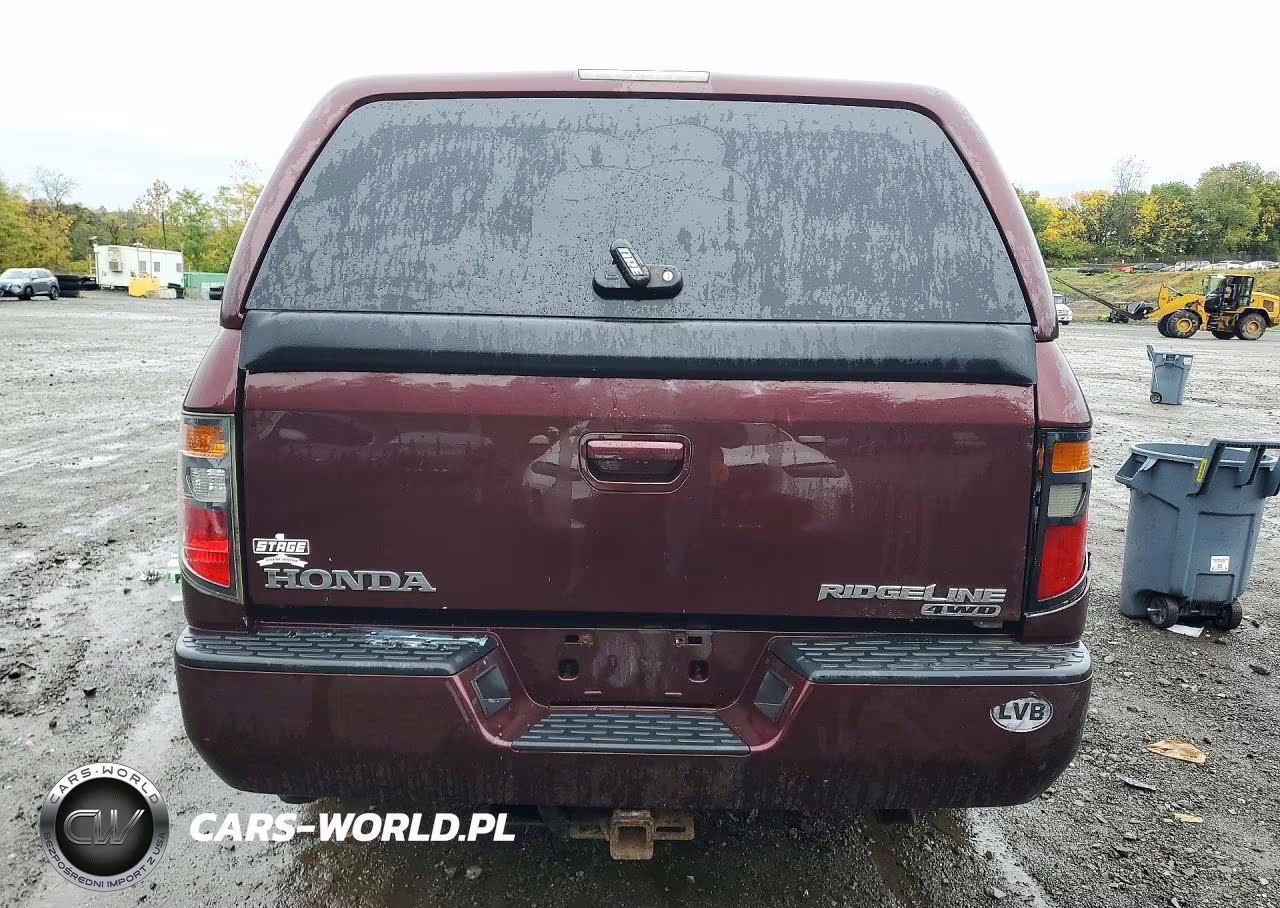 2007 Honda Ridgeline Rtl VIN:2HJYK16547H534416 - 6