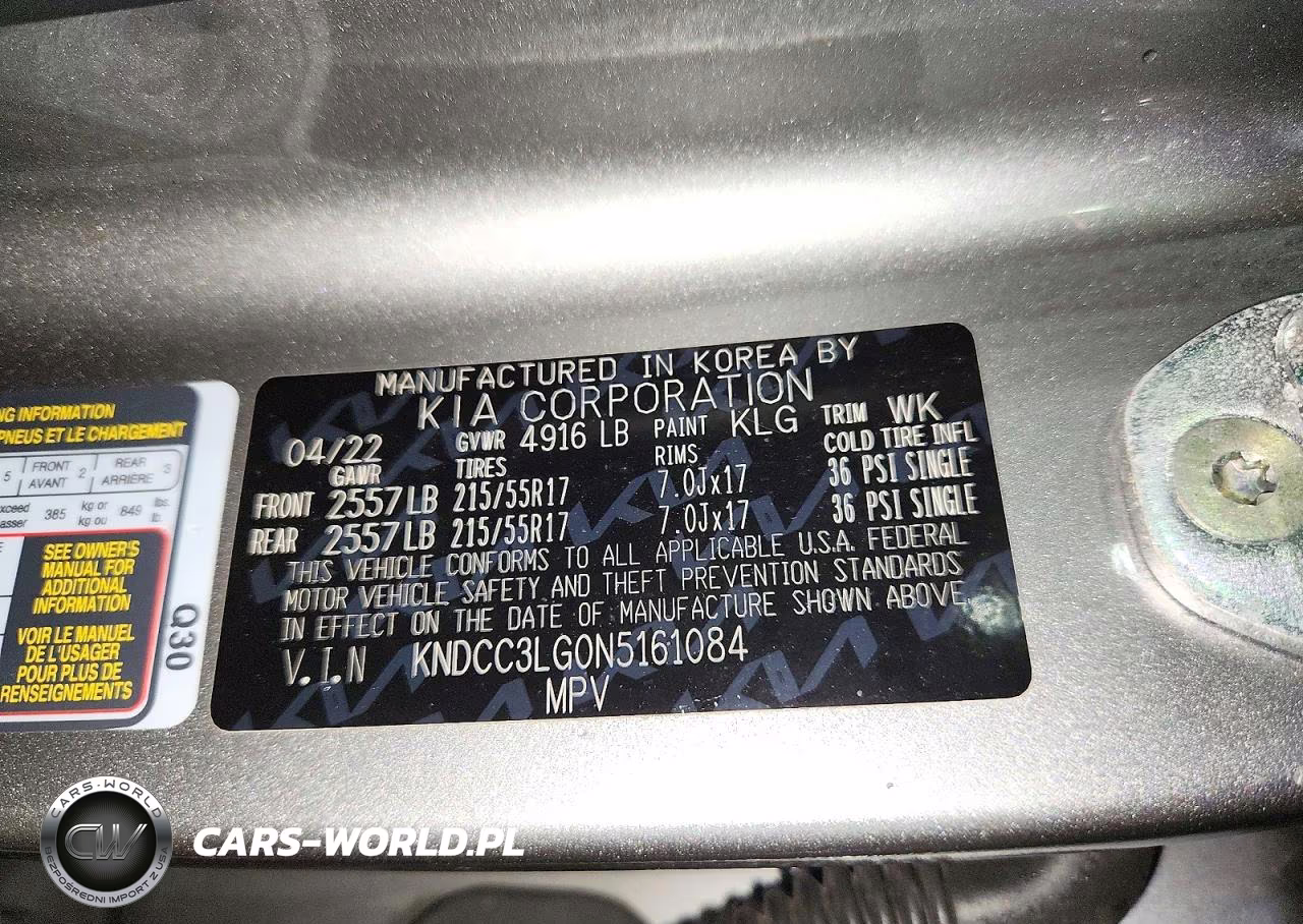 2022 Kia Niro Ev S VIN:KNDCC3LG0N5161084 - 13